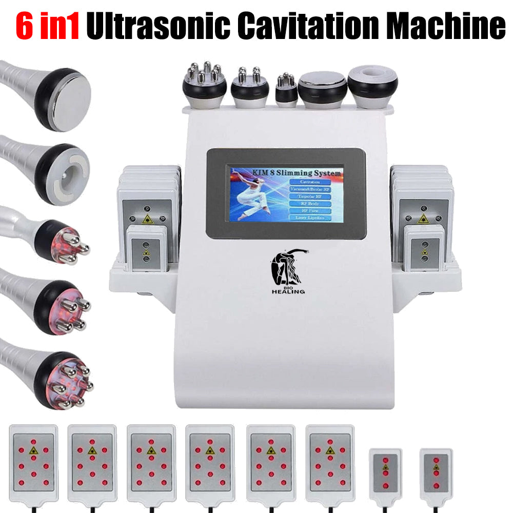 Bio Healing 6-in-1 Ultrasonic Cavitation + RF Machine