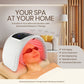 LED Face Light Therapy Mask with Spray Hydration – 7 Color Modes