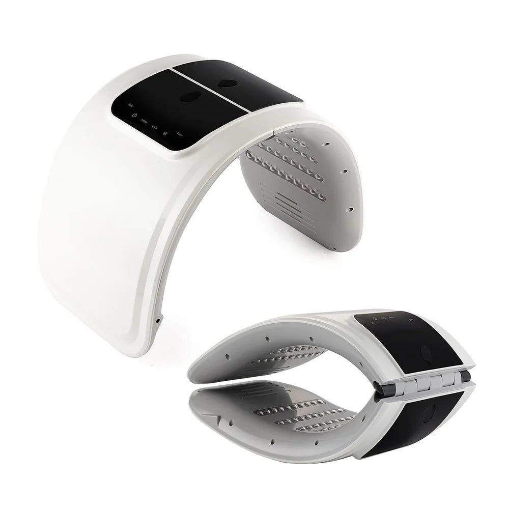 LED Face Light Therapy Mask with Spray Hydration – 7 Color Modes