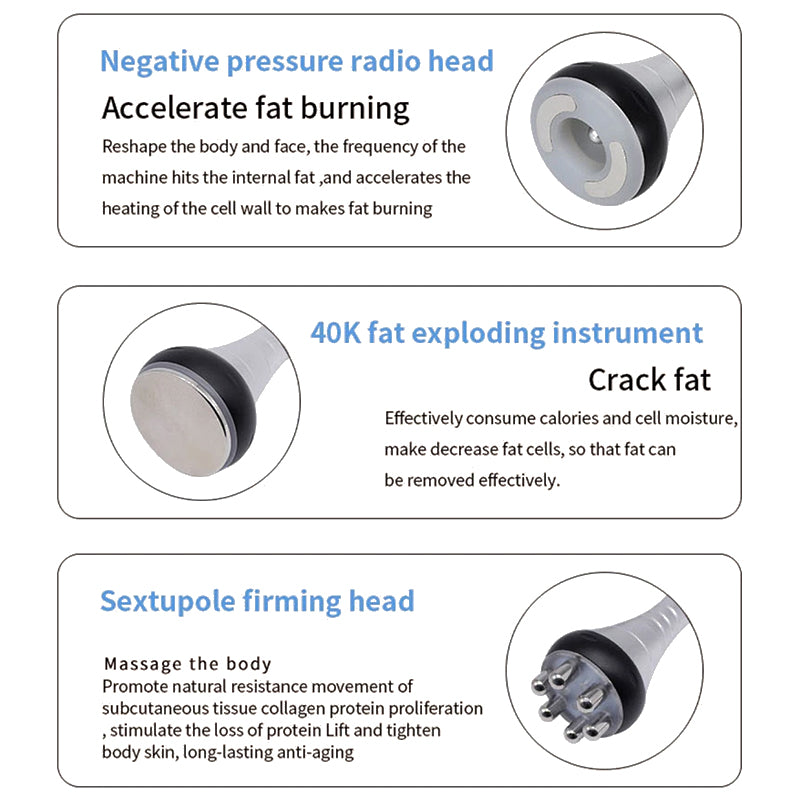 Bio Healing 6-in-1 Ultrasonic Cavitation + RF Machine