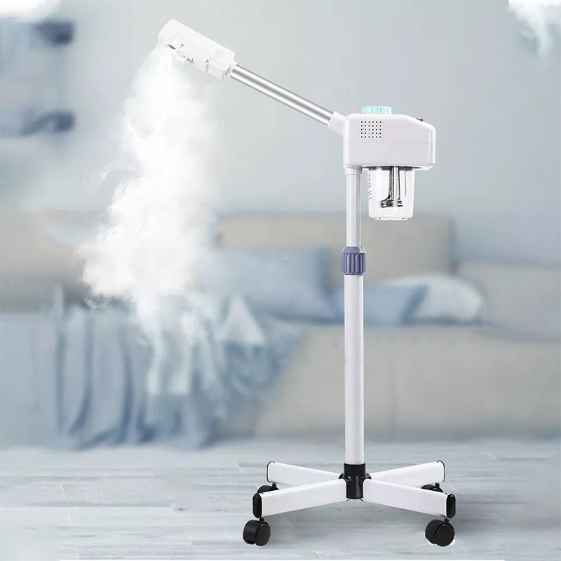 Facial care steaming device
