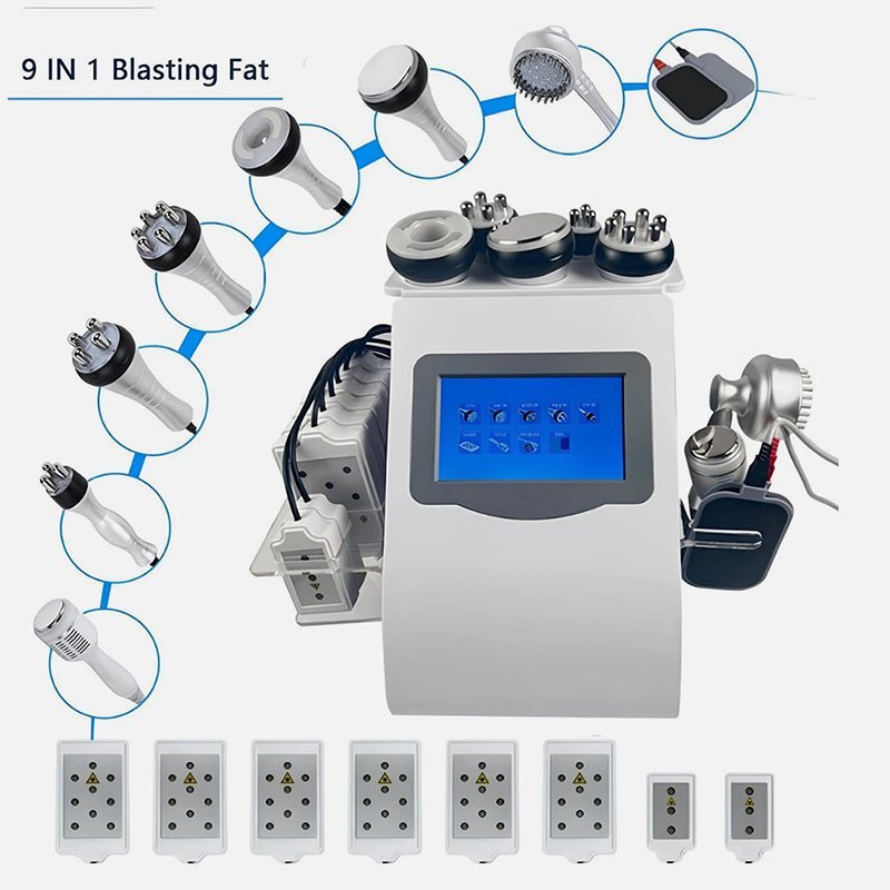 9 - in - 1 Ultrasonic Cavitation & RF Body Contouring Beauty Machine (80K Technology)