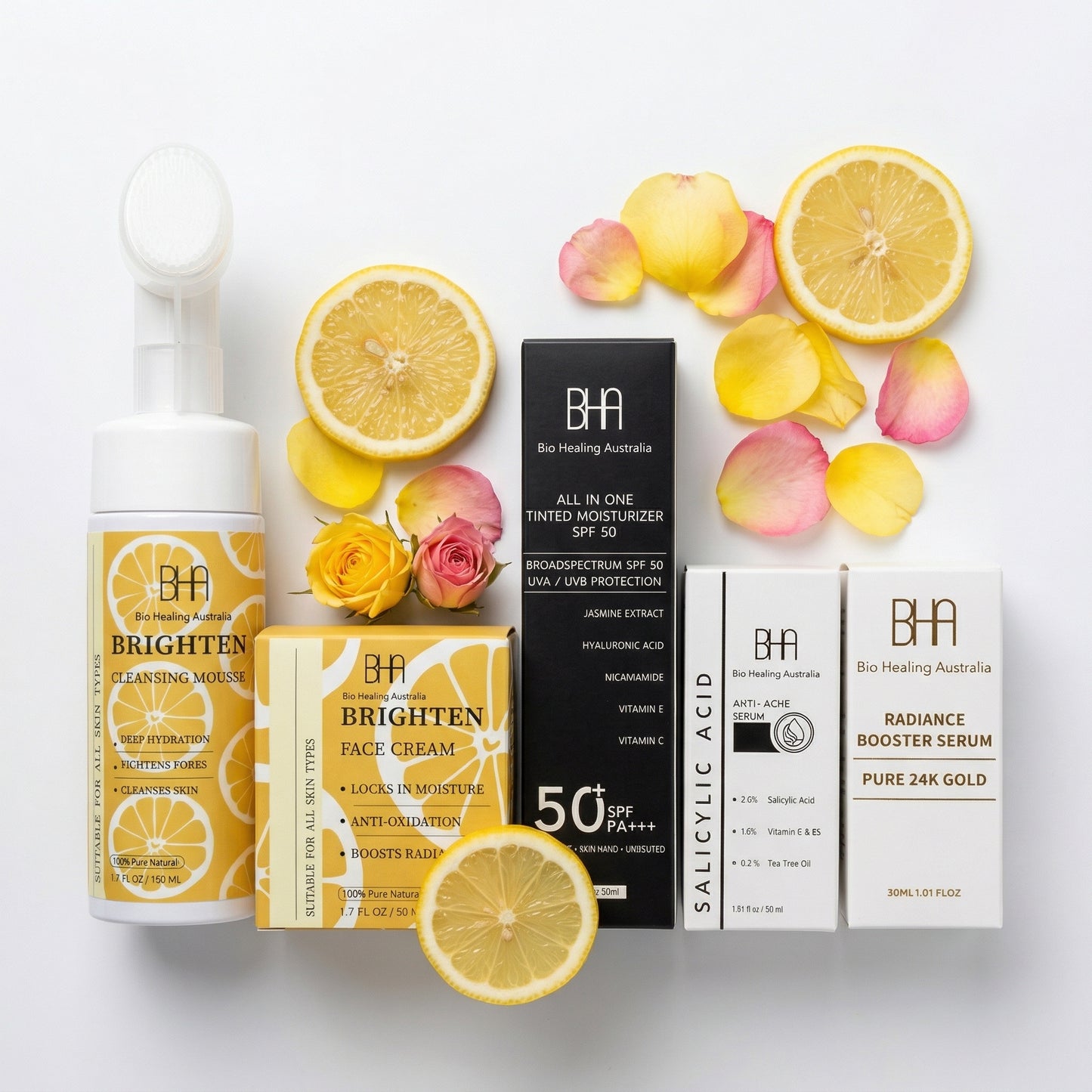 Anti - Aging, Anti - Acne And Anti - Oxidation BioHealing Facial Set