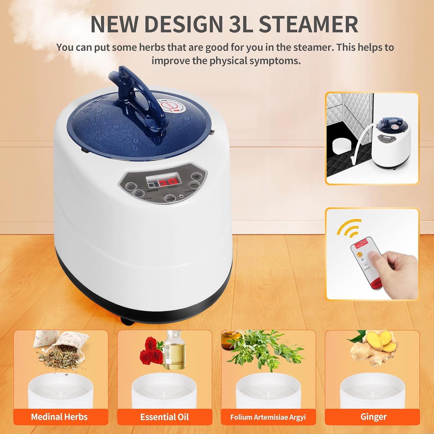 Bio Healing 3L Portable Steam Sauna