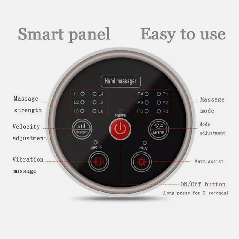 Electric Hand Massager with Heat Compression