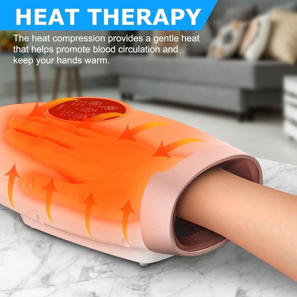 Electric Hand Massager with Heat Compression