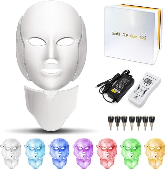 7 Color LED Face Mask for Face