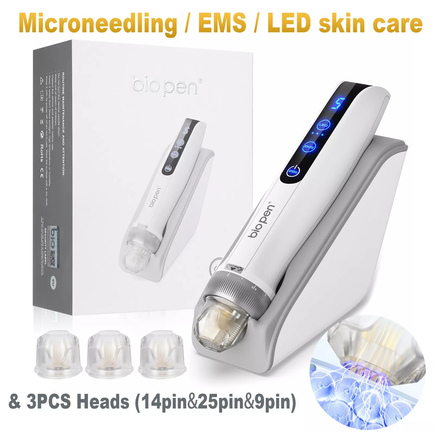 Bio-Healing Electric Micro-needling Device