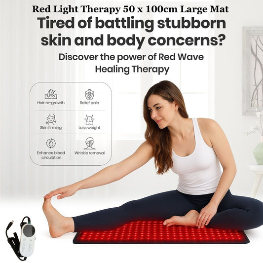 Red light wellness mat