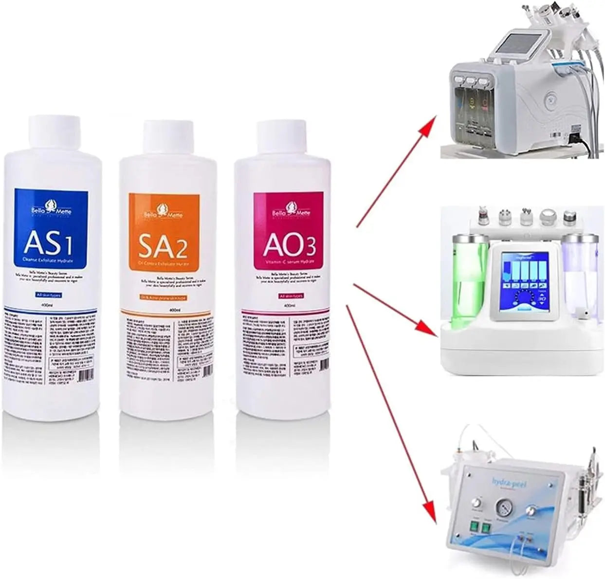 Hydro Dermabrasion Aqua Peel Solution Sets For Beauty Machine